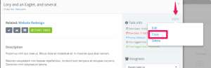 copy task