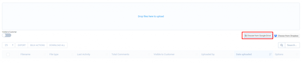 Choose From Google Drive